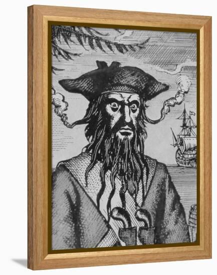 Blackbeard the Pirate-null-Framed Premier Image Canvas