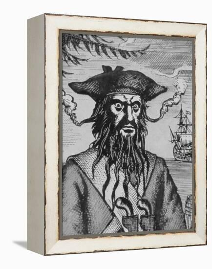 Blackbeard the Pirate-null-Framed Premier Image Canvas