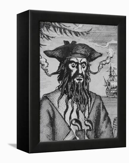 Blackbeard the Pirate-null-Framed Premier Image Canvas