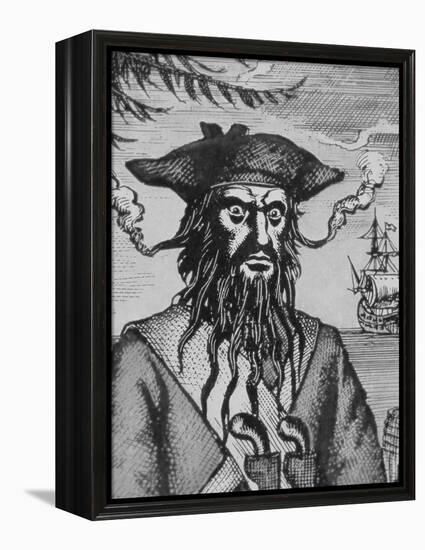 Blackbeard the Pirate-null-Framed Premier Image Canvas