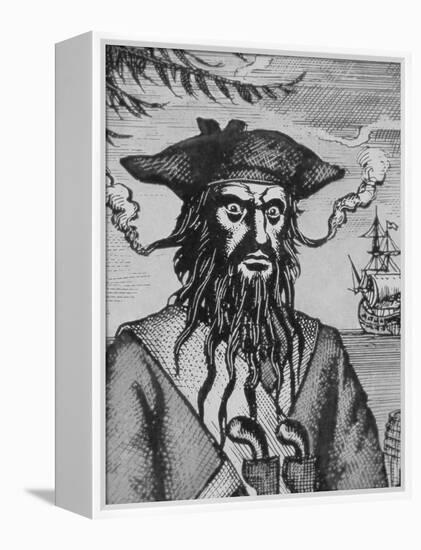 Blackbeard the Pirate-null-Framed Premier Image Canvas