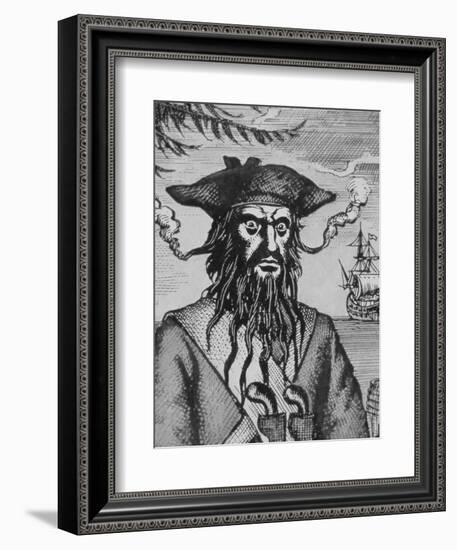 Blackbeard the Pirate-null-Framed Giclee Print