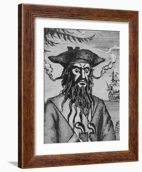 Blackbeard the Pirate-null-Framed Giclee Print