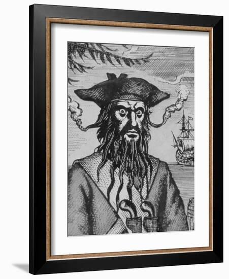 Blackbeard the Pirate-null-Framed Giclee Print