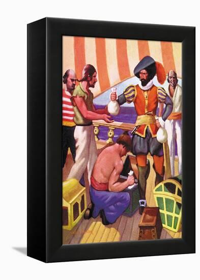 Blackbeard-George Taylor-Framed Stretched Canvas