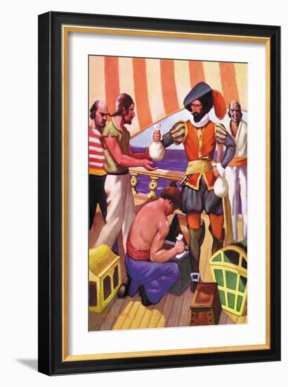 Blackbeard-George Taylor-Framed Art Print