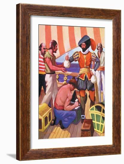 Blackbeard-George Taylor-Framed Art Print