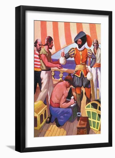 Blackbeard-George Taylor-Framed Art Print