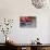 Blackberries and Blossoms, Red and White Dishes, Wooden Bank, Sign, Home-Andrea Haase-Photographic Print displayed on a wall
