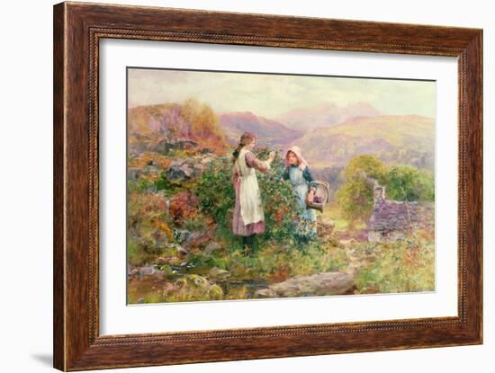 Blackberry Gatherers-Henry John Yeend King-Framed Giclee Print