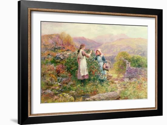 Blackberry Gatherers-Henry John Yeend King-Framed Giclee Print