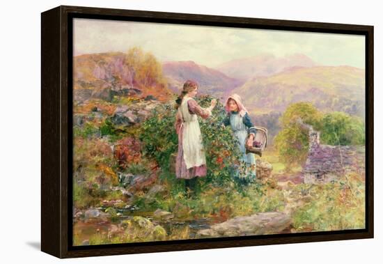 Blackberry Gatherers-Henry John Yeend King-Framed Premier Image Canvas