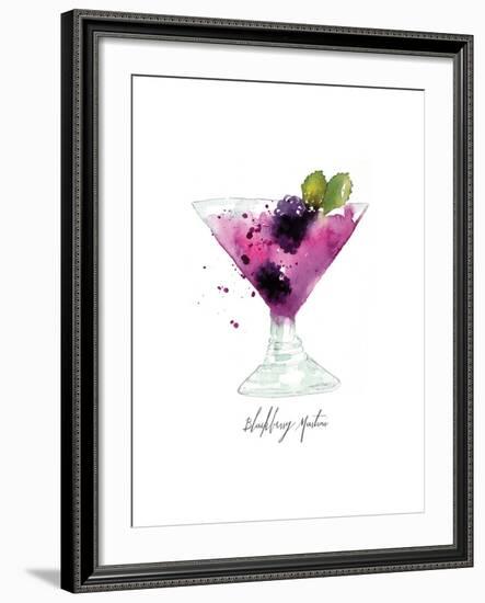 Blackberry Martini-Sara Berrenson-Framed Art Print