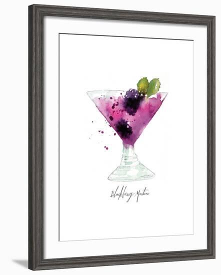 Blackberry Martini-Sara Berrenson-Framed Art Print