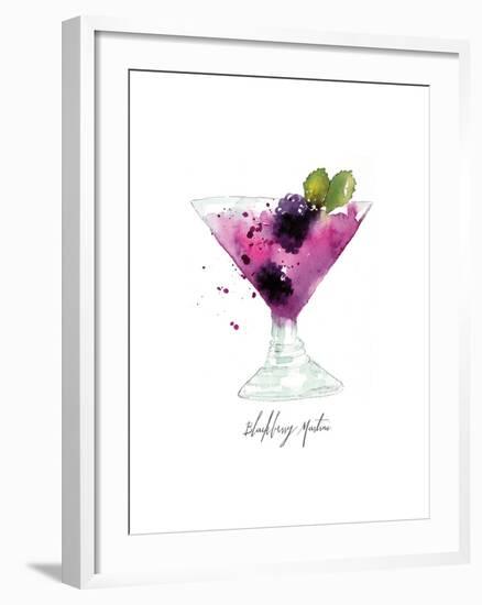 Blackberry Martini-Sara Berrenson-Framed Art Print