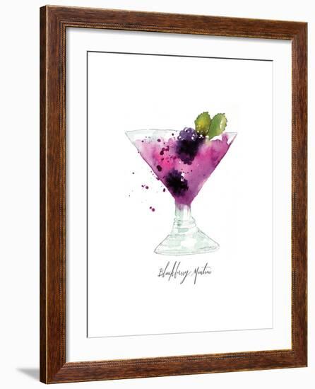 Blackberry Martini-Sara Berrenson-Framed Art Print