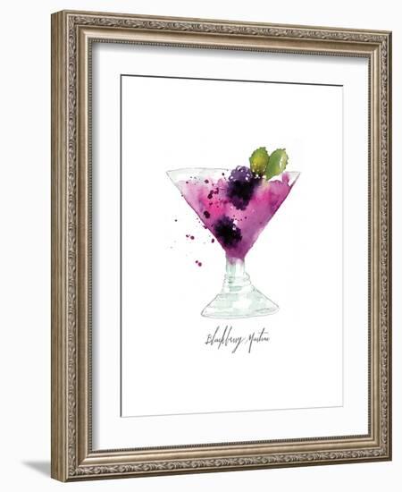 Blackberry Martini-Sara Berrenson-Framed Art Print