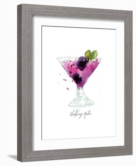 Blackberry Martini-Sara Berrenson-Framed Art Print