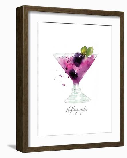 Blackberry Martini-Sara Berrenson-Framed Art Print