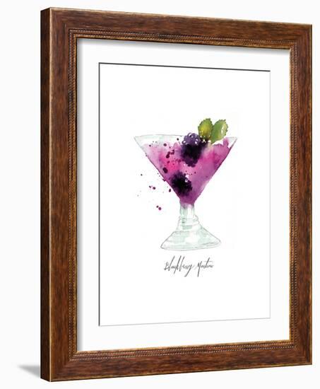 Blackberry Martini-Sara Berrenson-Framed Art Print