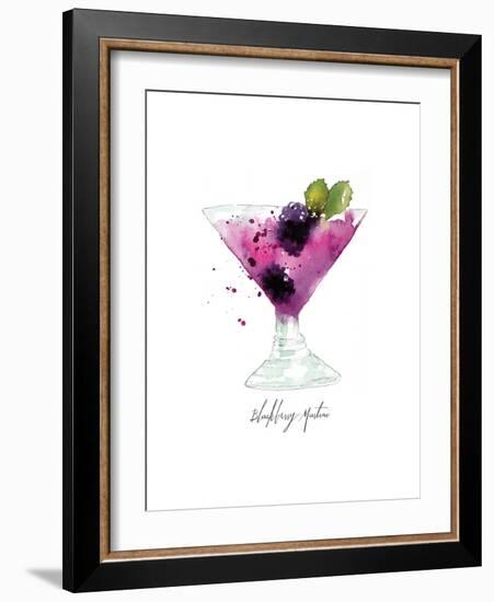 Blackberry Martini-Sara Berrenson-Framed Art Print