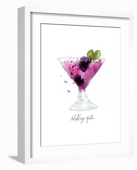 Blackberry Martini-Sara Berrenson-Framed Art Print