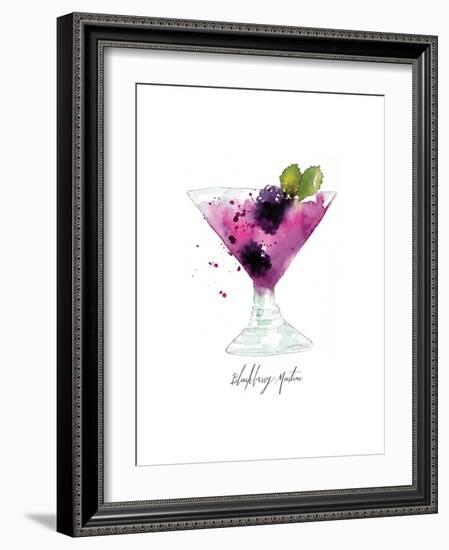 Blackberry Martini-Sara Berrenson-Framed Art Print