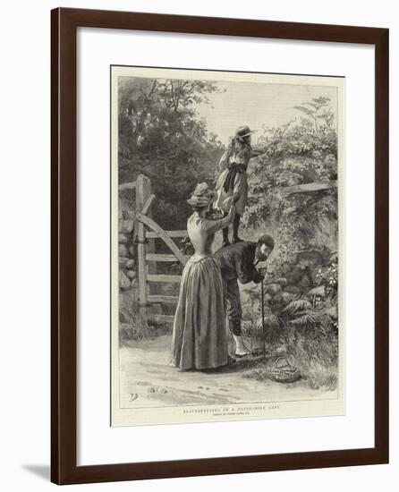 Blackberrying in a Devonshire Lane-Frank Dadd-Framed Giclee Print