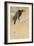 Blackbird in Snow-Koson Ikeda-Framed Art Print
