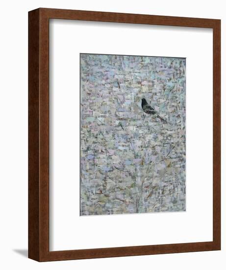 Blackbird in Tree-Ruth Addinall-Framed Giclee Print