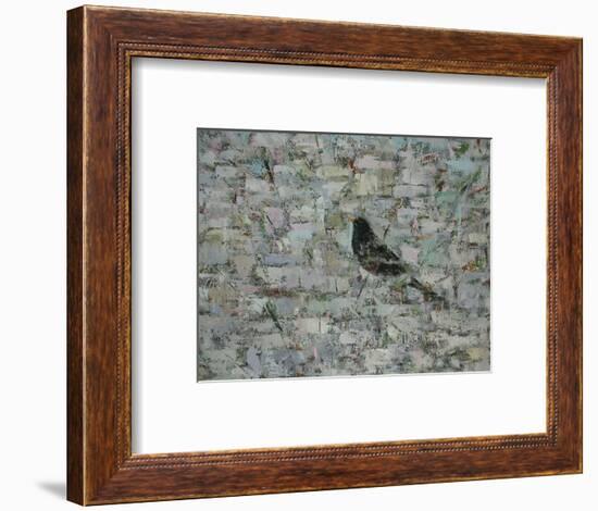 Blackbird in Tree-Ruth Addinall-Framed Giclee Print