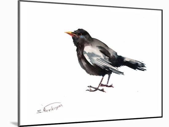 Blackbird-Suren Nersisyan-Mounted Art Print