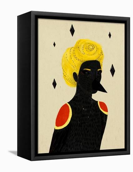 Blackbird-Diela Maharanie-Framed Stretched Canvas