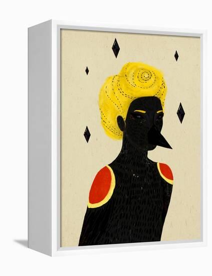 Blackbird-Diela Maharanie-Framed Stretched Canvas