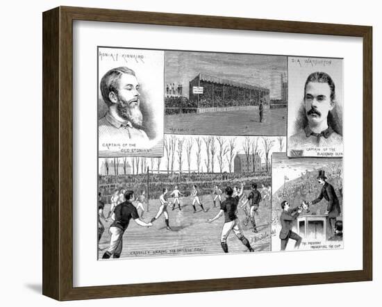 Blackburn Olympic Vs. Old Etonians F.A. Cup Final, 1883-null-Framed Photographic Print