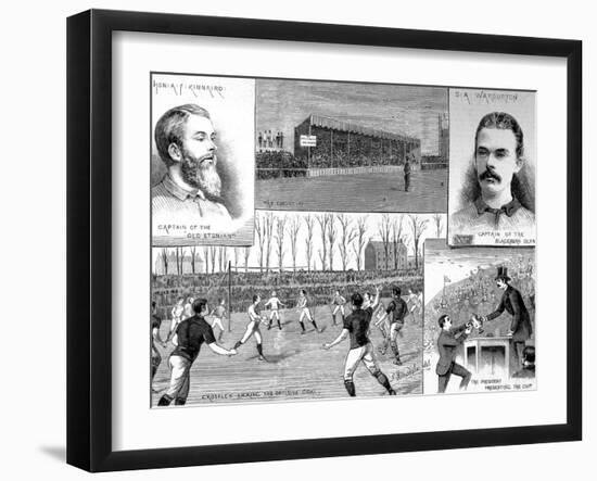 Blackburn Olympic Vs. Old Etonians F.A. Cup Final, 1883-null-Framed Photographic Print