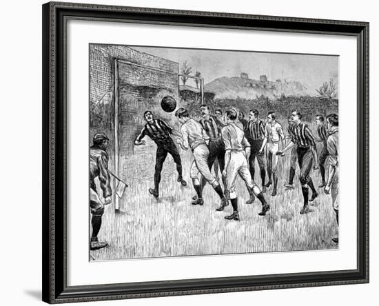 Blackburn Rovers Vs. Notts County F.A. Cup Final, 1891-null-Framed Photographic Print