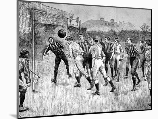 Blackburn Rovers Vs. Notts County F.A. Cup Final, 1891-null-Mounted Photographic Print