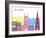 Blackburn Skyline Pop-paulrommer-Framed Art Print