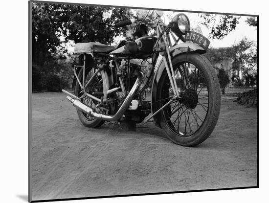 Blackburne 350Cc Motorcycle, 1920S (B/W Photo)-null-Mounted Giclee Print