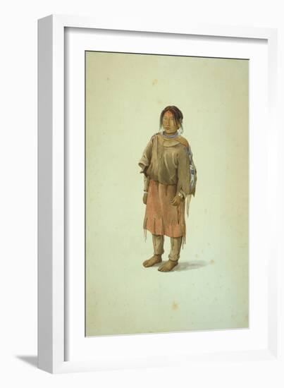 Blackfeet Girl-Karl Bodmer-Framed Giclee Print