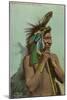 Blackfoot Chief, Luke Big Turnips-null-Mounted Art Print