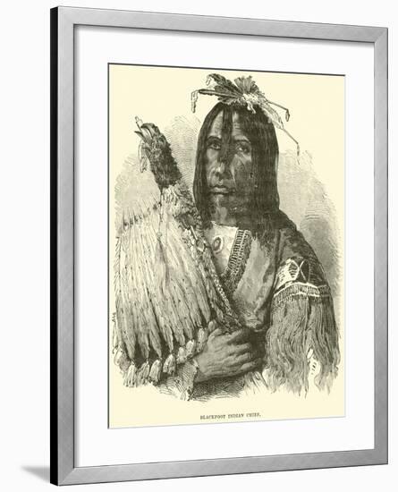 Blackfoot Indian Chief-null-Framed Giclee Print