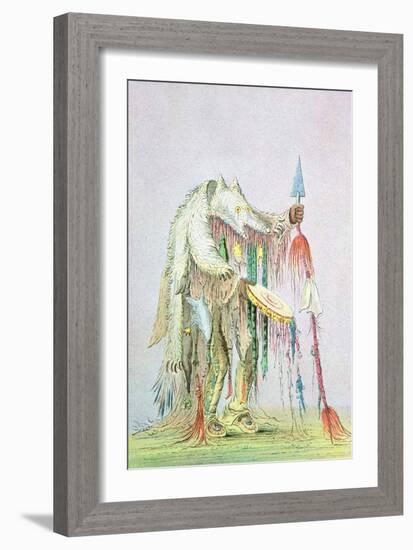 Blackfoot Medicine Man-George Catlin-Framed Giclee Print