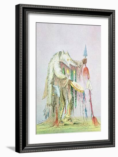 Blackfoot Medicine Man-George Catlin-Framed Giclee Print