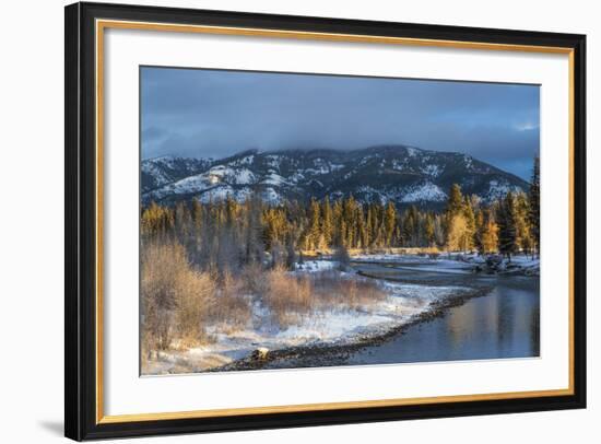 Blackfoot River at Sunrise Near Ovando, Montana, USA-Chuck Haney-Framed Photographic Print