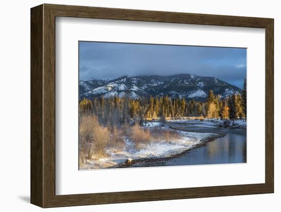 Blackfoot River at Sunrise Near Ovando, Montana, USA-Chuck Haney-Framed Photographic Print