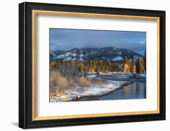 Blackfoot River at Sunrise Near Ovando, Montana, USA-Chuck Haney-Framed Photographic Print