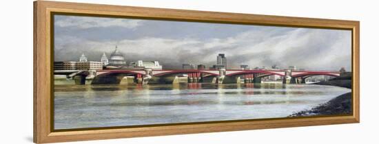 Blackfriars Bridge, 1996-Isabel Hutchison-Framed Premier Image Canvas