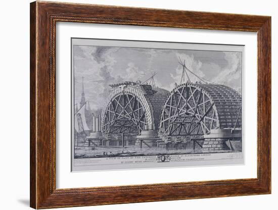 Blackfriars Bridge, London, 1766-Giovanni Battista Piranesi-Framed Giclee Print